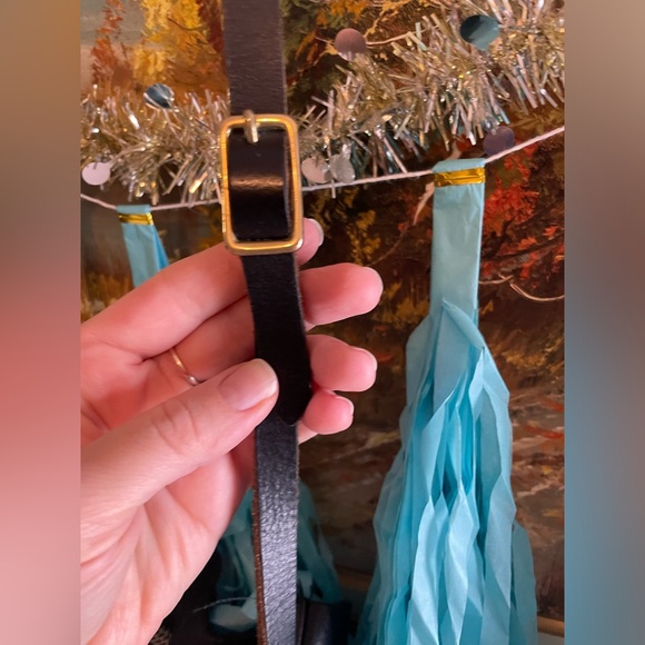 ❤️Eleven Thirty Shop Leather Bucket Bag With Tassle. - Picture 3 of 4